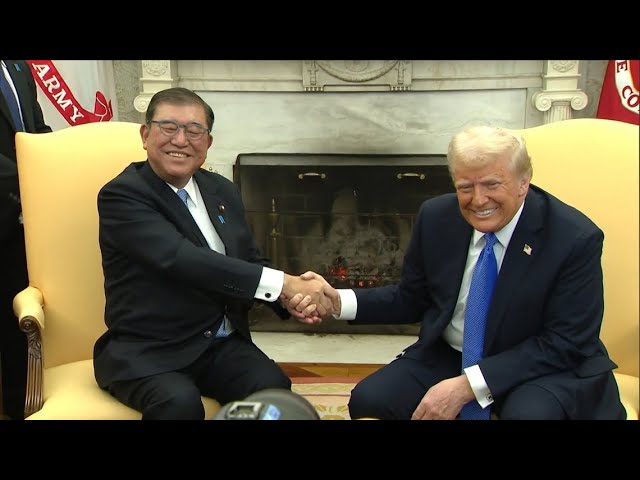 President Trump full sitdown with Japanese PM Ishiba (Feb. 7, 2025)