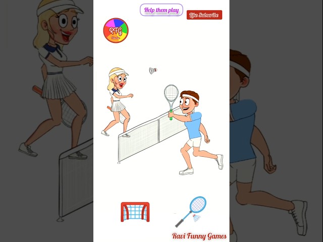 Badminton Love : Impossible Date #shorts #gaming #gta #sonic #animation