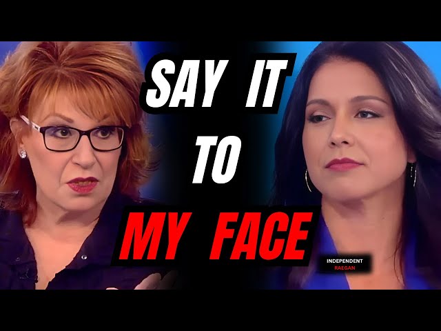 'The View' s Joy Behar CONFRONTED by Tulsi Gabbard For SMEARING Her NAME Live on The View