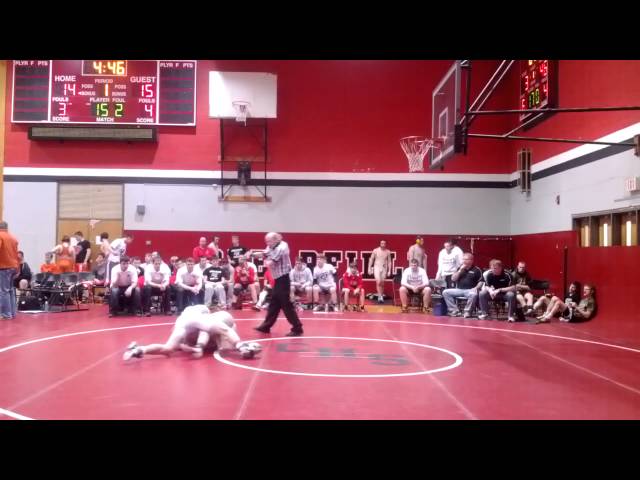 Clearfield Duals Riley Vaughn General McLane - Jake Styles Curwensville 011813 WBF