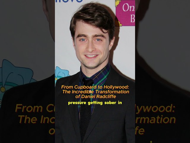 From Cupboard to Hollywood: The Incredible Transformation of Daniel Radcliffe #danielradcliffe