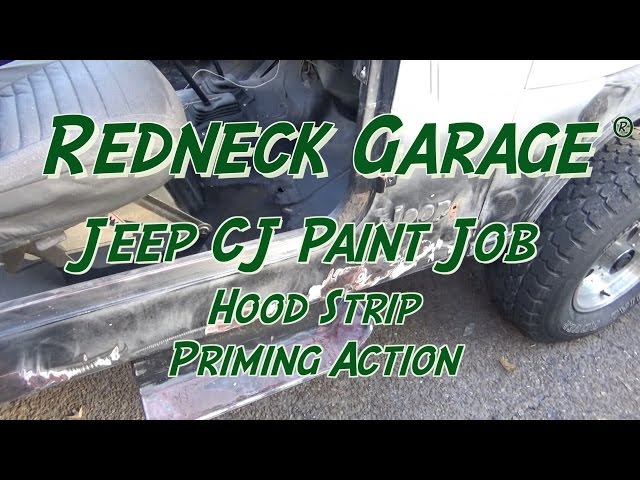 CJ Jeep Paint Job - Bodywork - Bondo - Rust Prevention