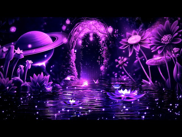 Peaceful Night 💜 Soothing Deep Sleep Music ★ Calming Music To Help You Sleep