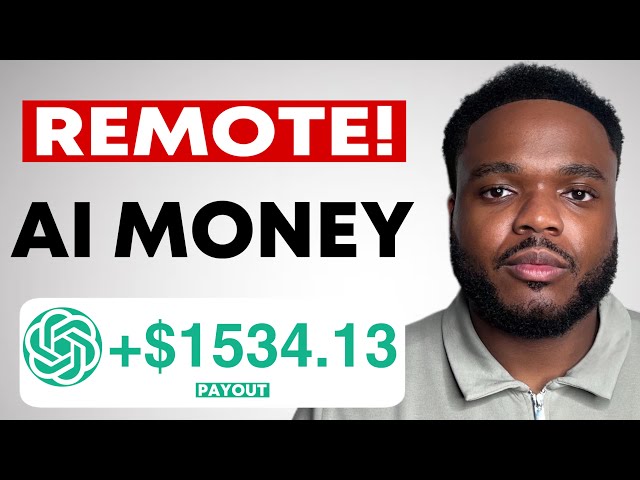 6 Remote Ways to Make Money Online With AI ($170+/Day) For Beginners