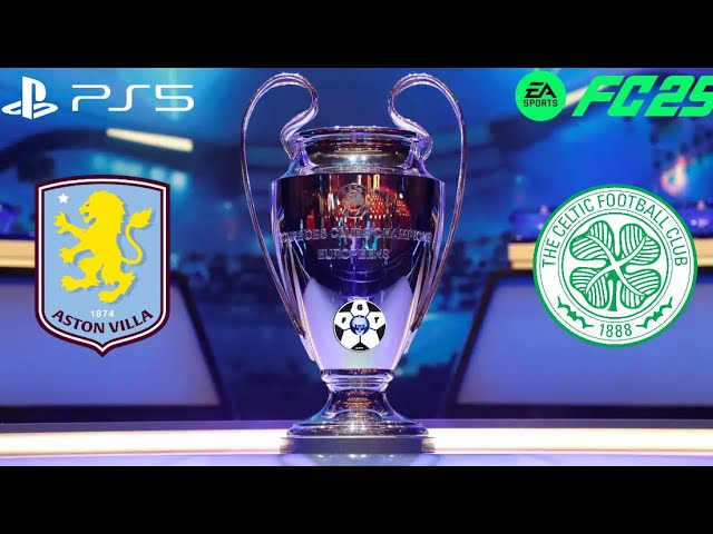 FC 25 GAMEPLAY 🌟⚽️ ASTON VILLA vs CELTIC Champions League 24-25 PS5 4K60 | Un Match da Non Perdere!