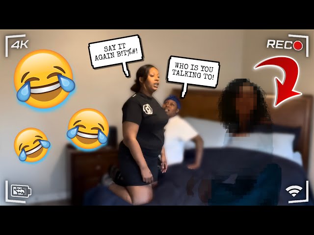 FIGHTING My IMAGINARY FRIEND In Front of My WIFE TO See Her REACTION! *HILARIOUS*