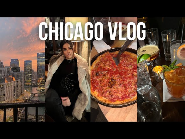 CHICAGO VLOG! exploring, deep dish pizza, the bean, sky deck, and more!