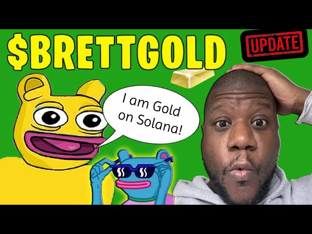 MISSED BRETT ON *BASE* WORTH BILLIONS? BRETT GOLD NOW ON SOLANA 👀 #brett #brettgold