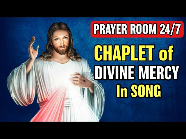 🔴 Divine Mercy in Song Prayer Room 24/7 🙏🏻The Chaplet of Divine Mercy in Song