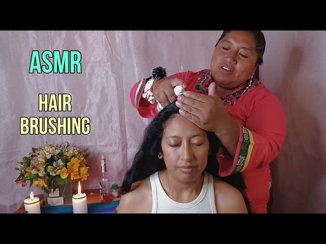 ASMR💖💖HAIR BRUSHING, SUPER RELAXING SCALP AND SHOULDER MASSAGE WITH SUPER RELAXING SOUNDS