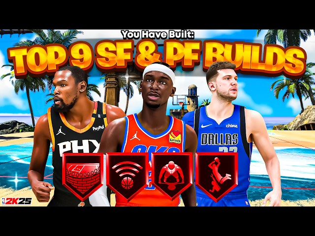 SEASON 4 BUFFED TALL GUARDS IN NBA 2K25! TOP 9 BEST BUILDS IN NBA2K25