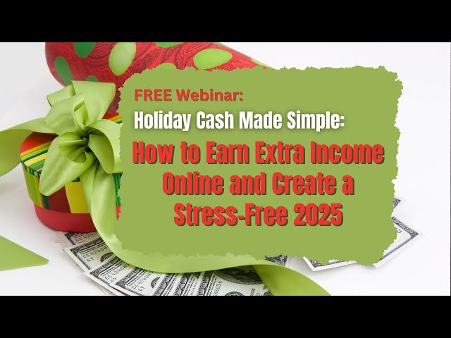 How to Earn Money Online for Christmas