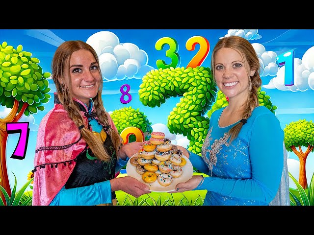 Elsa and Anna - Learning to Count to 100! Fun For Kids!