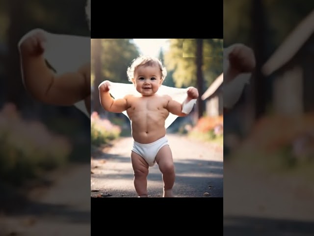 " A cute baby show there body 😍 💕 "#bodybuilding #baby body #bodypositivity #baby #adorable