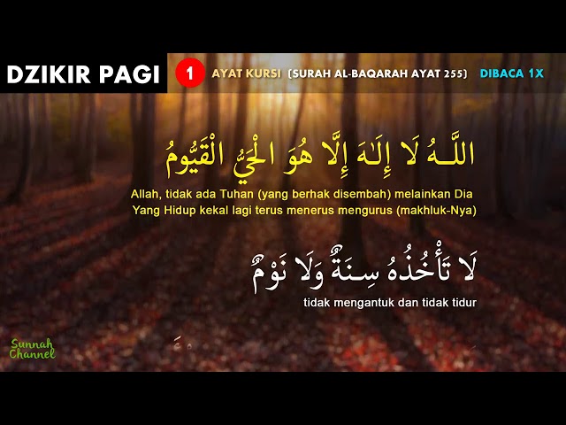 Dzikir Pagi Sesuai Al Qur'an & Sunnah