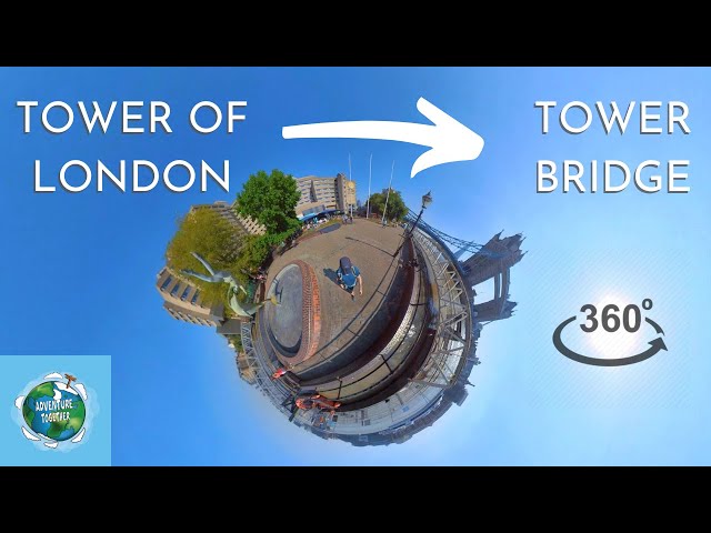 [360° London Walking Tour #1] Tower of London to Tower Bridge (Via St. Katherine Docks)