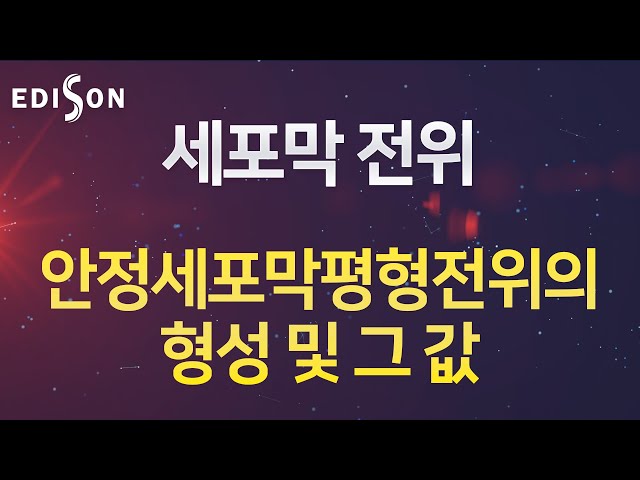 [EDISON 전산의학 전기생리학] 세포막 전위 - 안정세포막평형전위의 형성 및 그 값