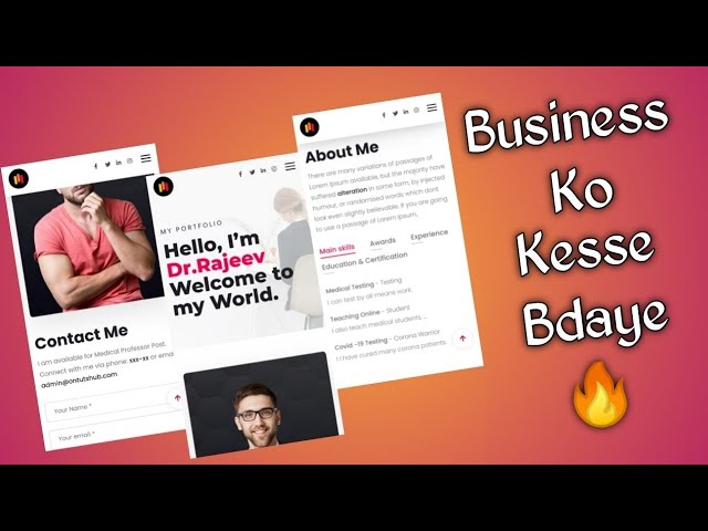 Best Website Designer🔥 || Apni Website Bnvaye || Free Trial Provide by Ontutshub || Naveen Sharma