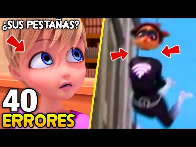 34 ERRORES ABSURDOS y COSAS sin SENTIDO de Miraculous Ladybug Temporada 4