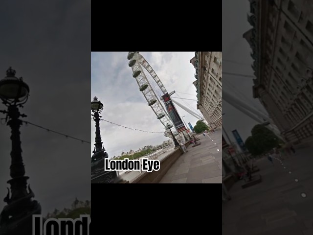 London Eye #UK #vr #shorts #tourist #famous #attraction #travel #fyp #tourism #foryoupage #reels