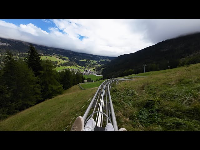 Rodelbahn  Pradaschier Churwalden  isvicre`nin en güzel dag kizagi