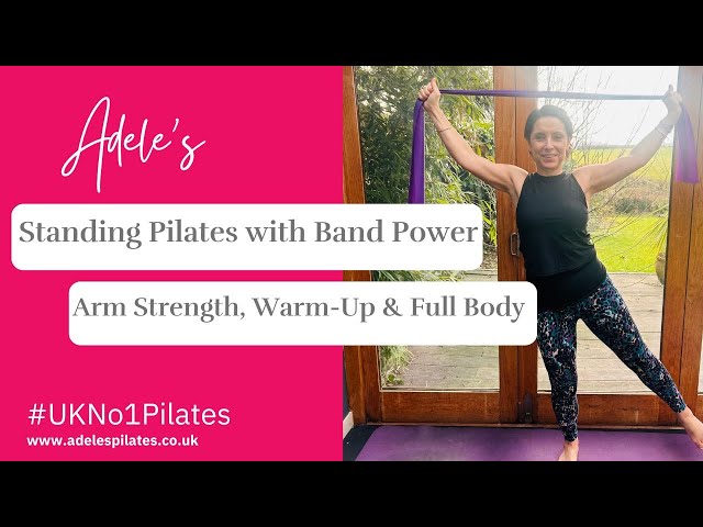 Mat Pilates with Resistance Bands | Full-Body Strength & Stretch Workout#UKNo1Pilates