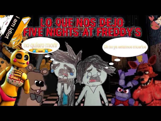 Reaccionando a: lo que nos dejó five nights at freddy's pero en vivo