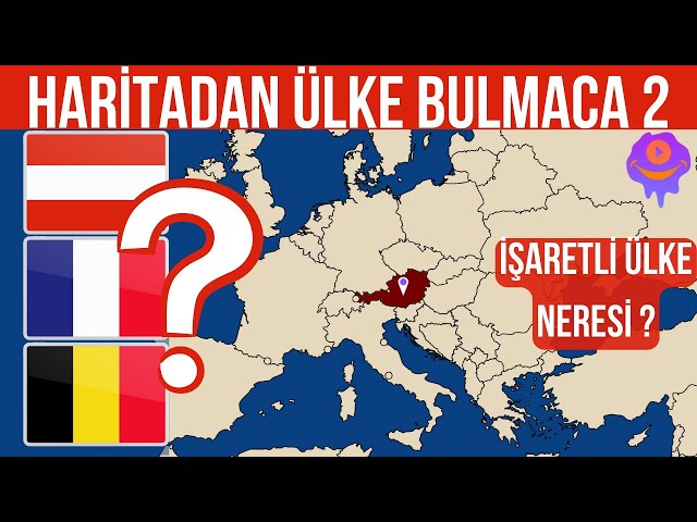 Avrupa Ülkelerini Haritadan Bulabilir Misin ? ZOR SEVİYE |  | ÜLKE BULMACA OYUNU