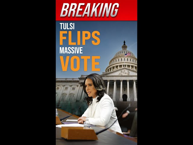 Tulsi Just Flipped Massive Vote in Senate