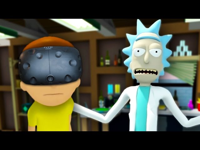 WUBBA LUBBA DUB DUB | Rick And Morty VR #1 (HTC Vive Virtual Reality)