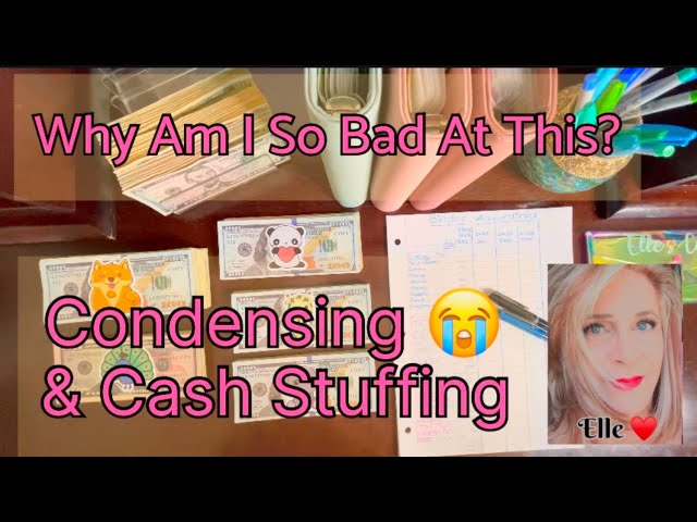 Cash Stuffing Completed Savings Challenges | Cash Condensing #savingmoney #sinkingfunds #retirement