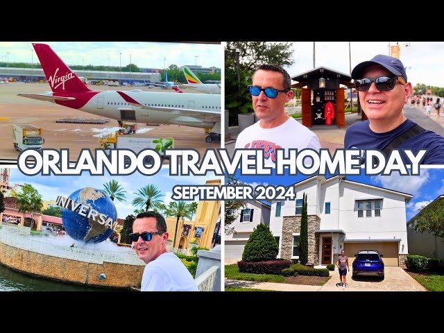 Florida Travel Home day September 2024 Orlando Walt Disney World vlog