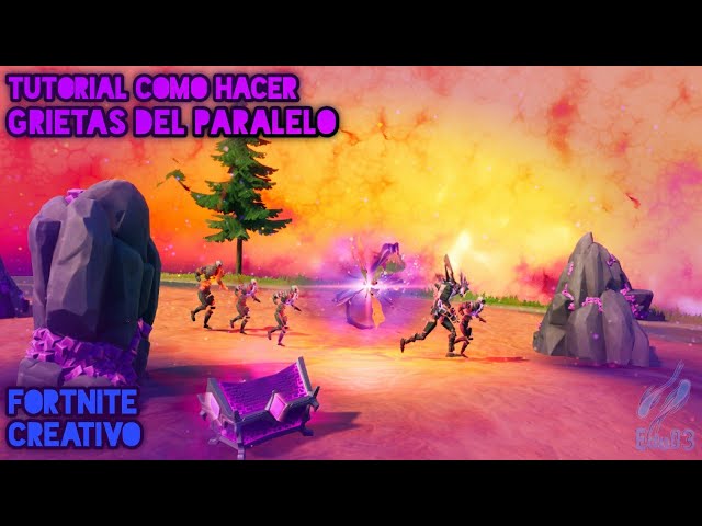 Tutorial de como hacer grietas del paralelo | Fortnite creativo