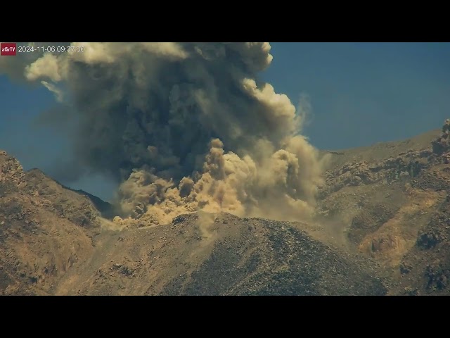 Nov 5, 2024: Semeru Volcano Eruption Caught on Camera