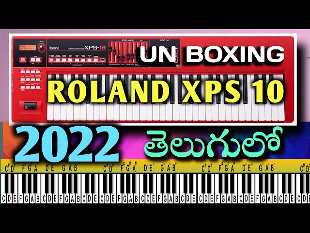 Roland xps10 keyboard unboxing.||Roland xps10 keyboard in red colour.