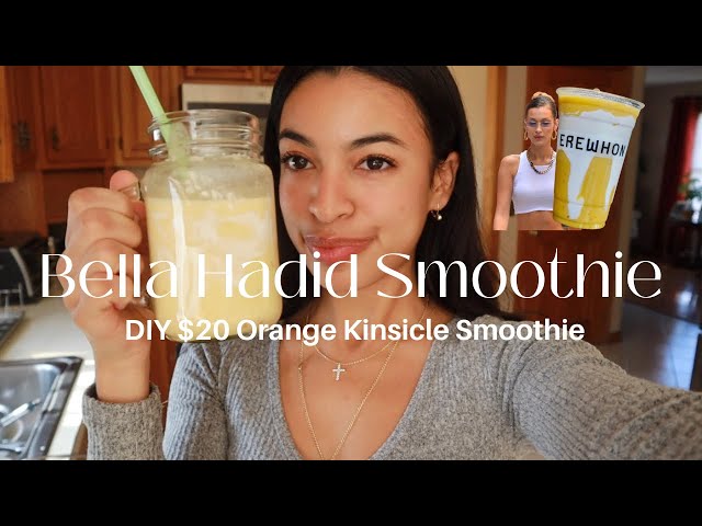 RECREATING THE $20 BELLA HADID EREWHON SMOOTHIE AT HOME | easy recipe