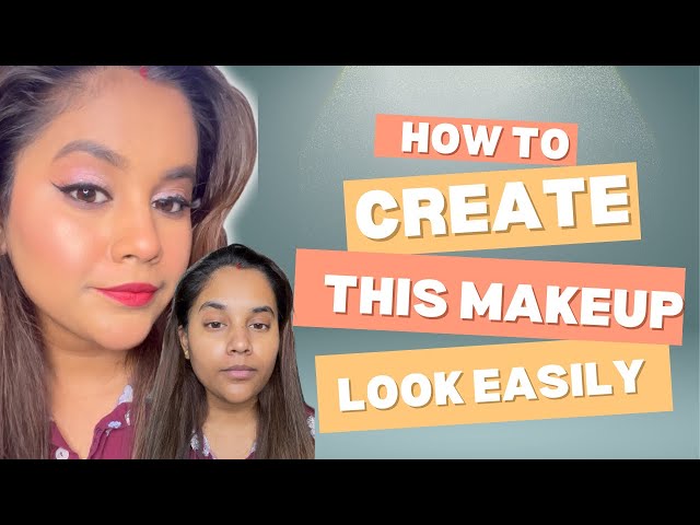 How to create this soft makeup ￼￼look very easily step-by-step