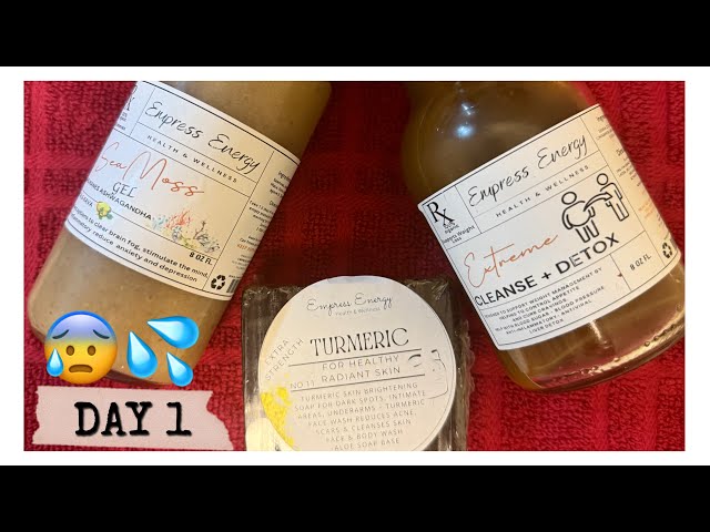 I Tried My First Extreme Cleanse + Detox, Sea Moss Gel, & Turmeric Soap!