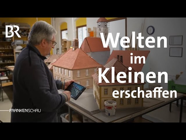 Krippen selbstgemacht: Krippenfreunde in Franken | Modellbau Weihnachtskrippe | Frankenschau | BR