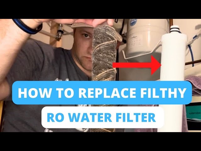 How to Change Your Reverse Osmosis RO Drinking Water Filters and Tank