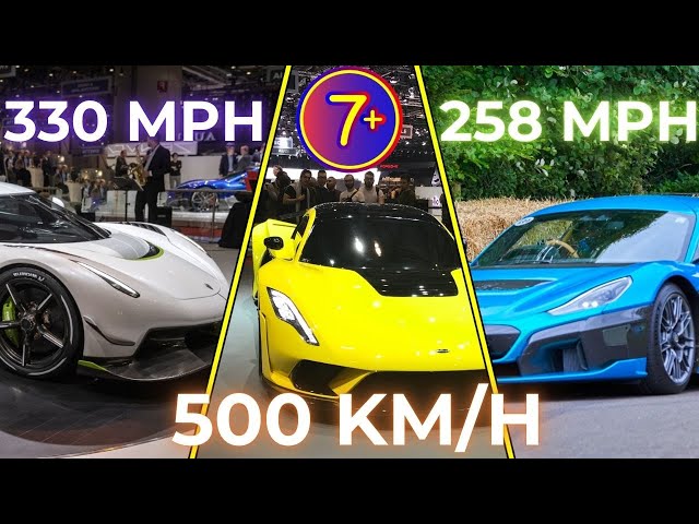 The FASTEST CARS being produced today. WOW!!!