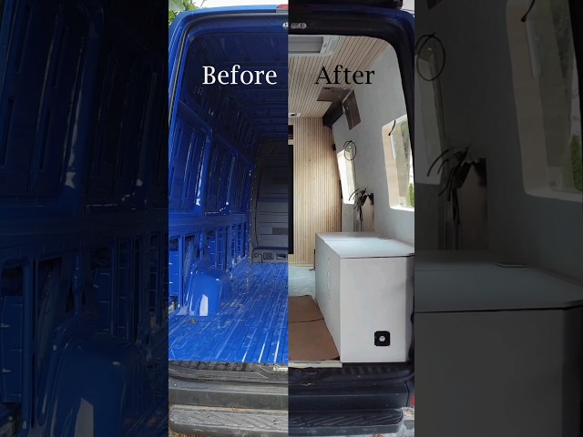 Van build timelapse 🚐 Progress video 📌 #vanbuildtimelapse #selfbuild #sprintervan