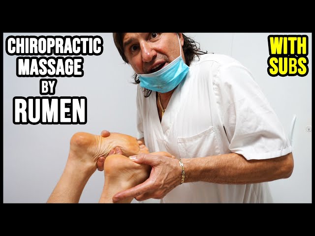 CHIROPRACTIC FULL BODY MASSAGE by RUMEN with CRACK and SUBTITLES 💆 ASMR relaxing voice and whispers