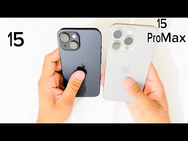 iphone 15 Vs iPhone 15 Promax: Speed Test