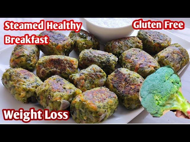 Healthy Breakfast With Broccoli For Weight Loss / Healthy Breakfast Ideas / Breakfast Recipes/nashta