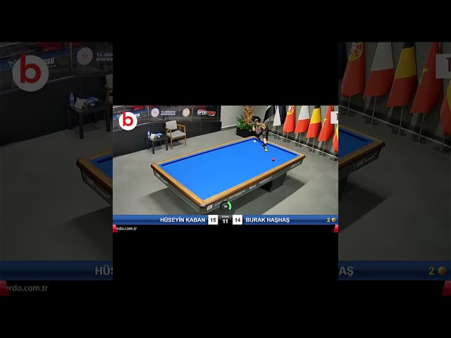 3 Cushion Billiards Best Shot BURAK HAŞHAŞ - ANKARA #billar #당구 #bilhar