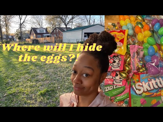 Easter Egg Hunt! Where will I hide these Easter eggs? Easter egg candy haul