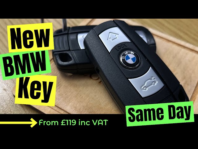 BMW E90 Replacement Key Remote & Cut Blade