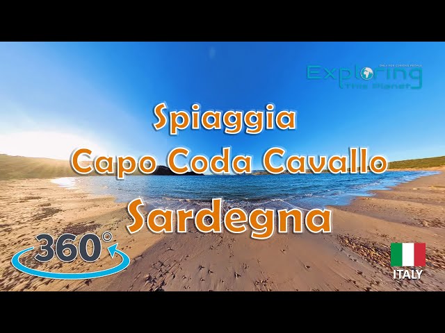 Spiaggia di Capo Coda Cavallo 360° Sardegna (Italy)