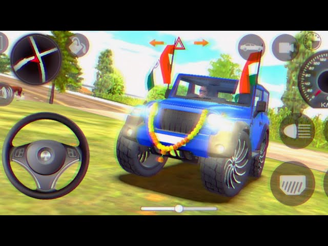 Dollar (Song) Modified Mahindra Blue Thar😈|| Indian Cars Simulator 3D || Android Gameplay